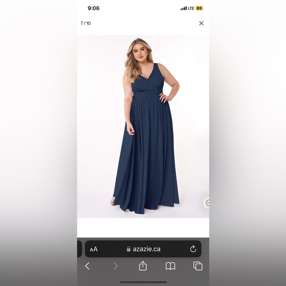 AZAZIE KORA
A-Line Convertible Chiffon Floor-Length Dress Pine - Picture 4 of 10